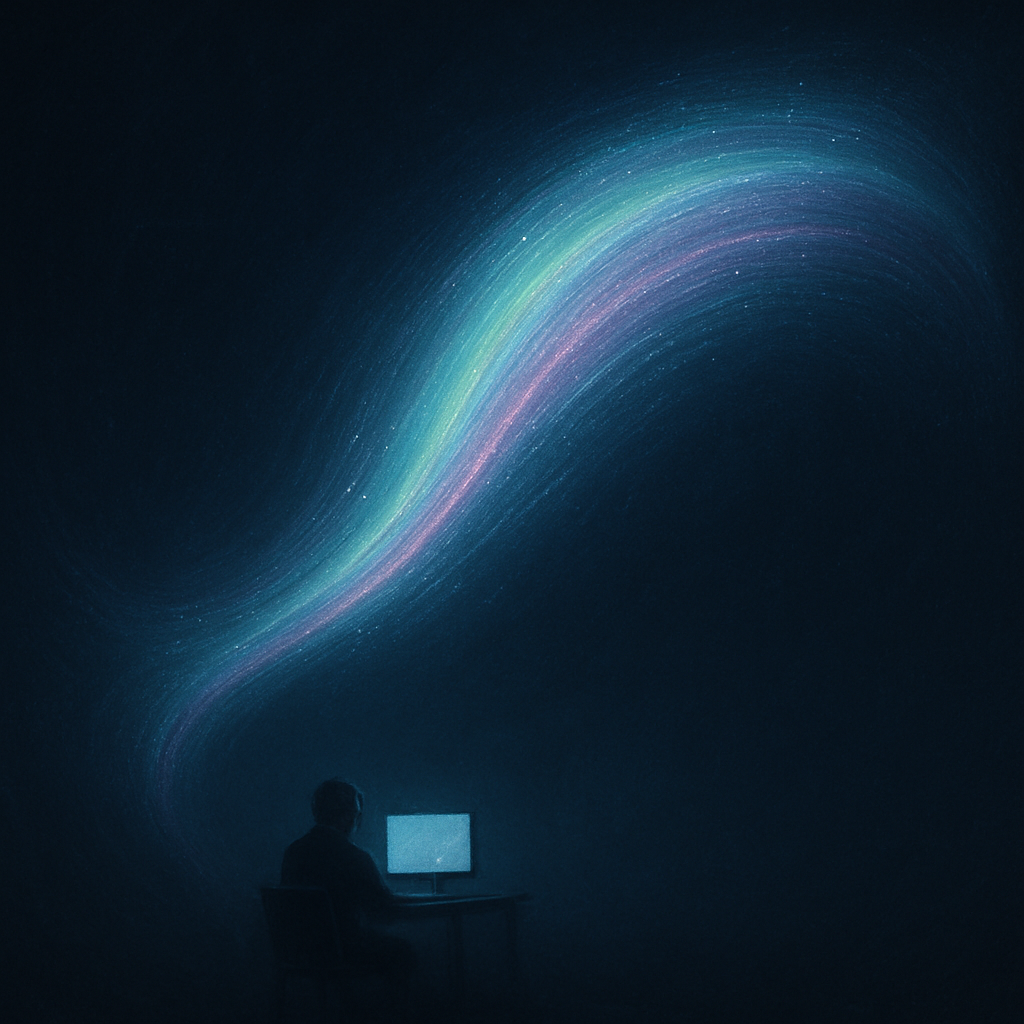 Aurora-toned cover art for Hidden Choir